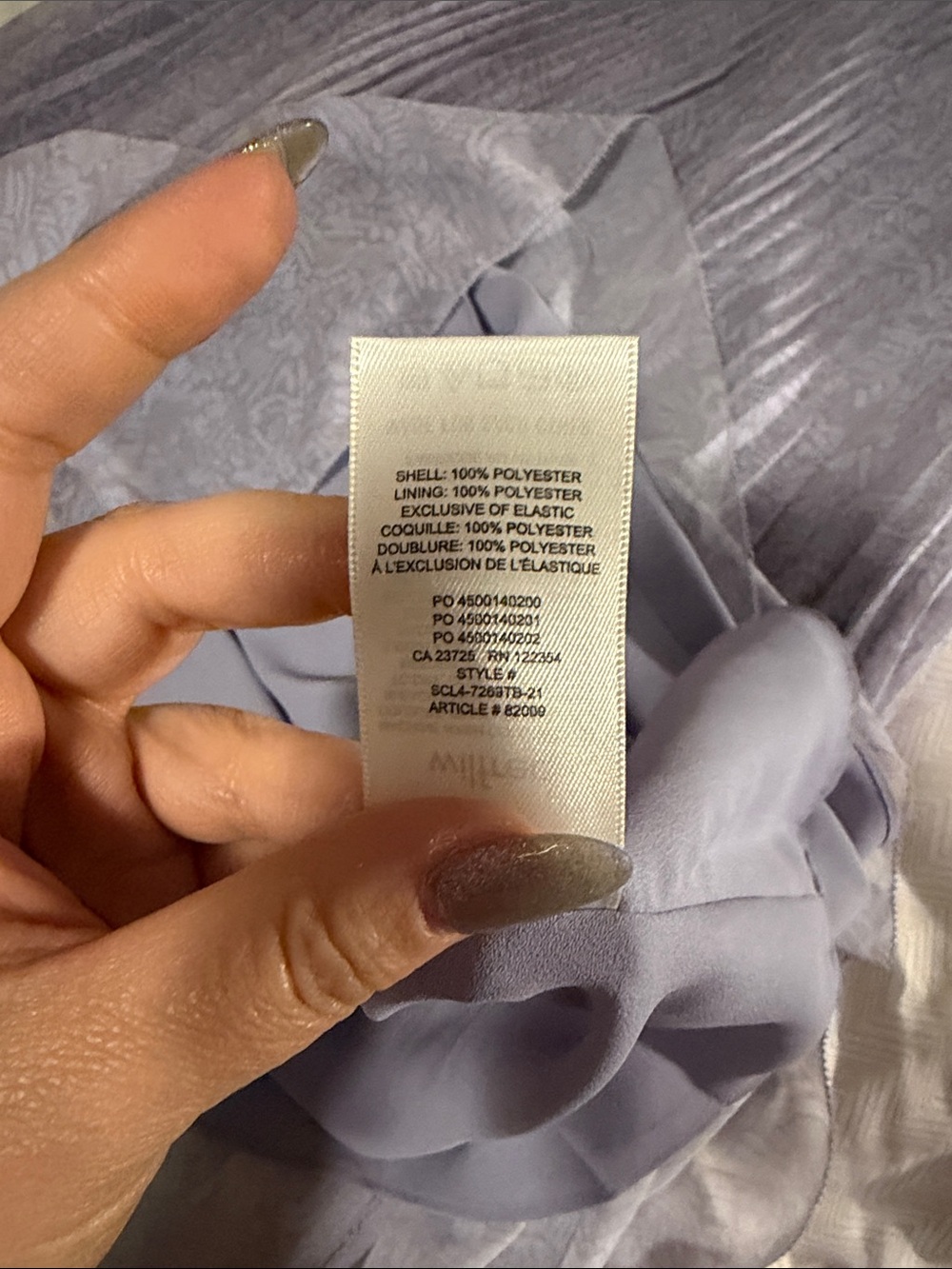 Wilfred Lavender Pleated Midi Skirt - XS - Picture 3 of 3